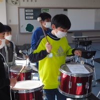 鼓笛の練習
