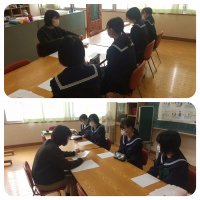 生徒会役員が打ち合わせを行いました