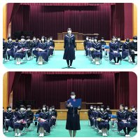 卒業式予行・謝恩式を行いました