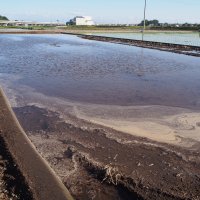 田んぼに水を入れていただきました