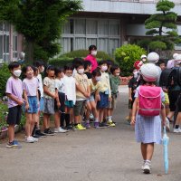 あいさつ運動3年生