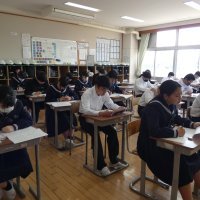 全国学力・学習状況調査（国語・数学）の様子